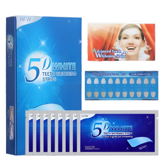 PROFESSIONAL-GRADE TEETH WHITENING STRIPS (28 day supply)